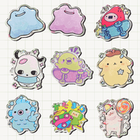 Image 1 of Acrylic Glitter Pins