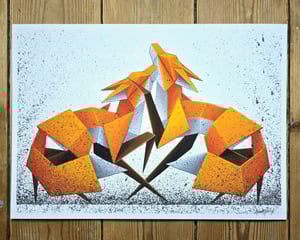 Image of "Kisses" original watercolour 