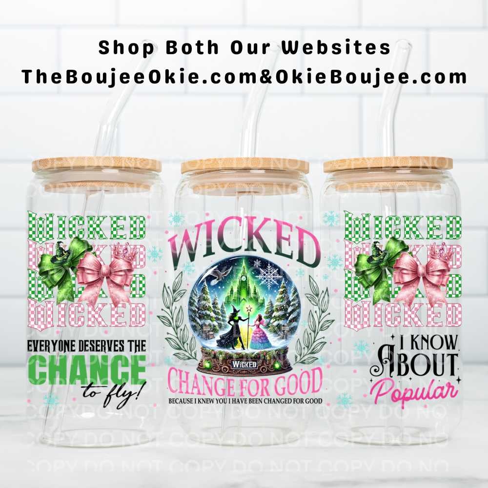 Image of Wicked Changed For Good Uv Dtf Wrap W0734