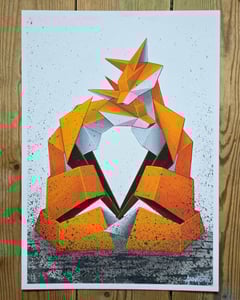 Image of "As the world falls down" original watercolour 