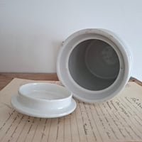 Image 6 of Antique Victorian Banded Storage Jar M Sugar