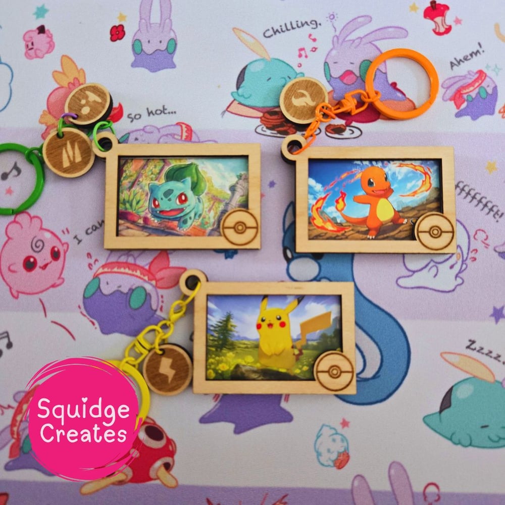 Image of PKMN Frame Keyring