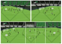 Paisley Saints Cup Winning Goals A3 Print