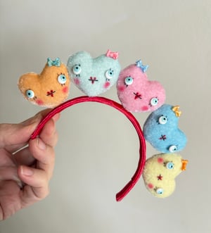 Image of Valentine Hearts Headband for Blythe Dolls 