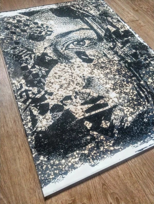 VHILS - CAUSTIC Lithographie Signée Numérotée