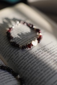 Image 4 of Bracciale Cuore d'osso e vertebre di serpente