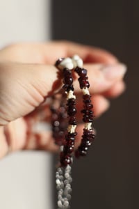 Image 3 of Bracciale Cuore d'osso e vertebre di serpente