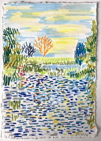 Le Jardin II Drawing A Day 2.17.26