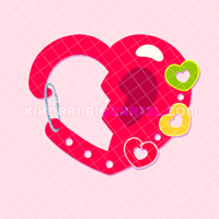 Image 1 of Heart Carabiner