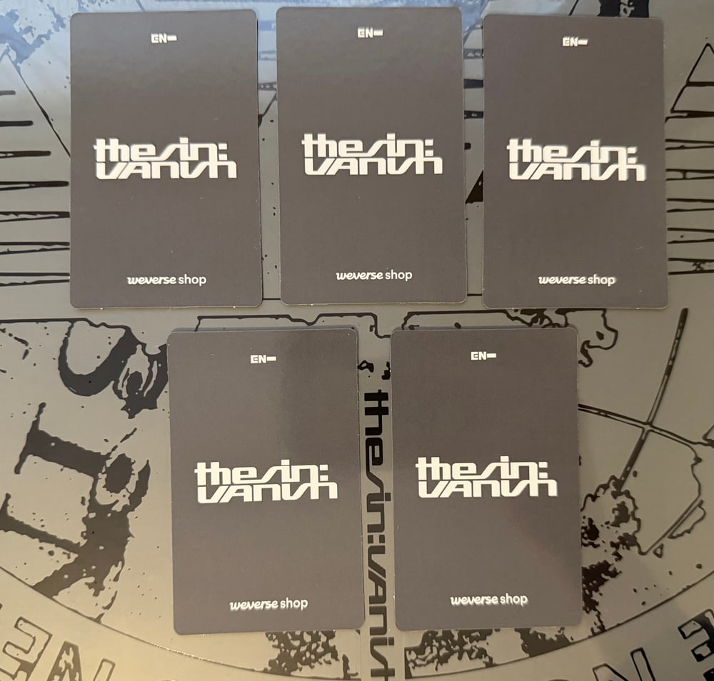 Image of Enhypen ‘THE SIN: VANISH’ Weverse Shop POB Photocard