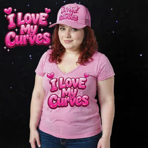 Image of LOVE MY CURVES PINK ON PINK SET