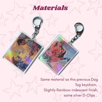 Image 2 of Joel/Hands Double Sided "DogTag" Keychains [PRE-ORDER] [2 Left]