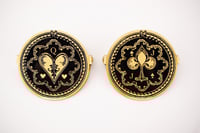 Image 3 of Alice Heart & Club Metal Journal Clips (Set of 2)