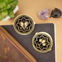 Image 1 of Alice Heart & Club Metal Journal Clips (Set of 2)