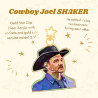 Image 1 of Cowboy Joel SHAKER Keychains [PRE-ORDER] [3 Left]