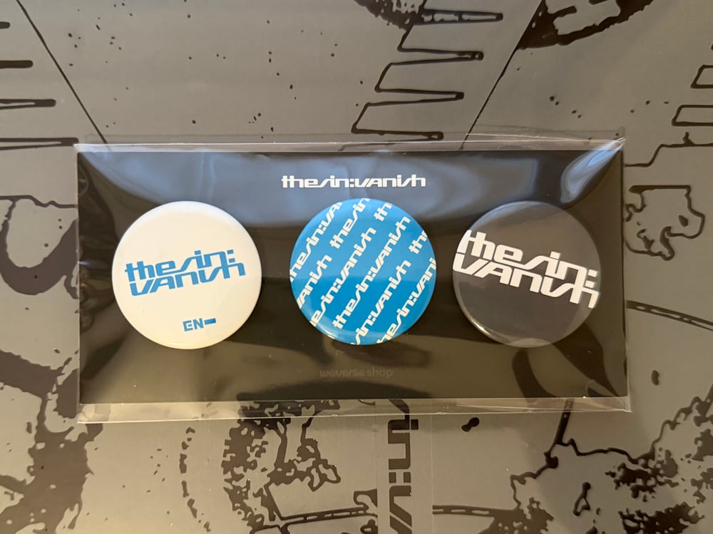 Image of Enhypen ‘THE SIN: VANISH’ Weverse Shop Badge Set POB