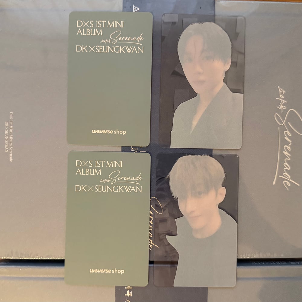 Image of Seventeen DxS ‘Serenade’ Weverse Shop POB Photocard Set
