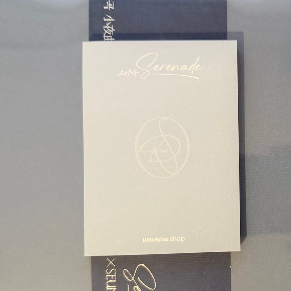 Image of Seventeen DxS ‘Serenade’ Weverse Shop POB Mini Note Pad