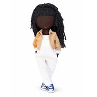 Image 1 of Mari Handmade Linen Tea Party Doll  (PREORDER ITEM - SHIP DATE ON OR BEFORE APRIL  30TH, 2026)