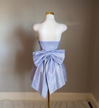 Image 1 of Athena bow mini dress (Lavender)