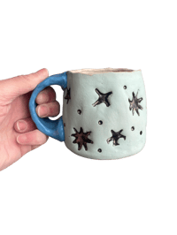 Image 5 of Chunky Blue Star Stamp Mug