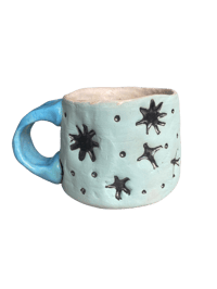 Image 1 of Chunky Blue Start Stamp Mug 2