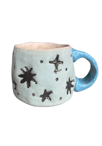 Image 3 of Chunky Blue Start Stamp Mug 2