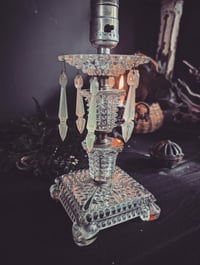 Image 2 of Glass Boudoir lamp