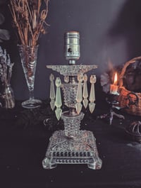 Image 1 of Glass Boudoir lamp