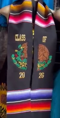 Image 2 of 2026 Mexican Escudo Grad Sash
