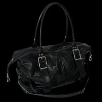 Image 1 of DUFFEL REAL LEATHER BAG 