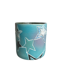 Image 2 of SECOND-Teal and Pink Starburst Mug