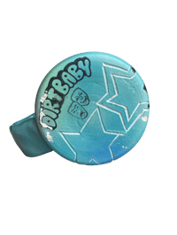 Image 4 of SECOND-Teal and Pink Starburst Mug