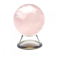 Rose Quartz - Crystal Sphere (35mm) with stand 