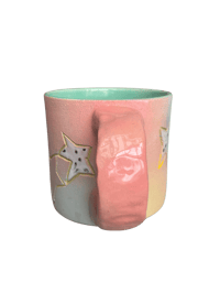 Image 4 of SECOND-Pink Multi 80's Star Mug