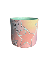 Image 2 of SECOND-Pink Multi 80's Star Mug