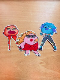Image 1 of Watterson Divas Sticker Pack