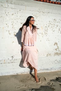 Image 1 of Lined Bias Skirt Sea Salt