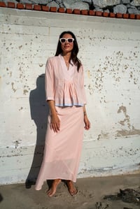 Image 2 of Lined Bias Skirt Sea Salt