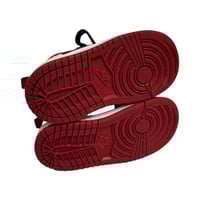 Image 2 of Nike Air Jordan 1 Mid TD "Chicago" Red White Black 