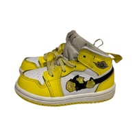 Image 1 of Nike Air Jordan 1 Mid SE TD "Rose Patch" Dynamic Yellow 