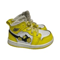 Image 3 of Nike Air Jordan 1 Mid SE TD "Rose Patch" Dynamic Yellow 