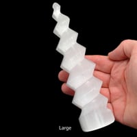 Image 1 of Selenite Unicorn Horn