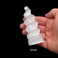Image 2 of Selenite Unicorn Horn