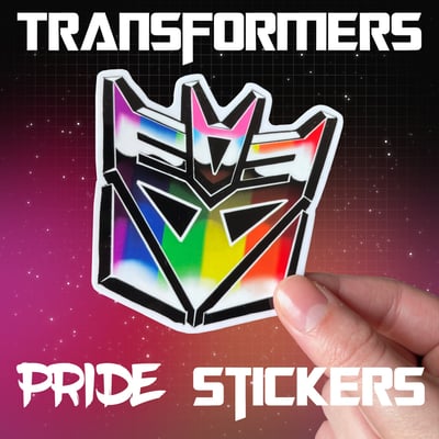 Image of Transformers PRIDE Sticker