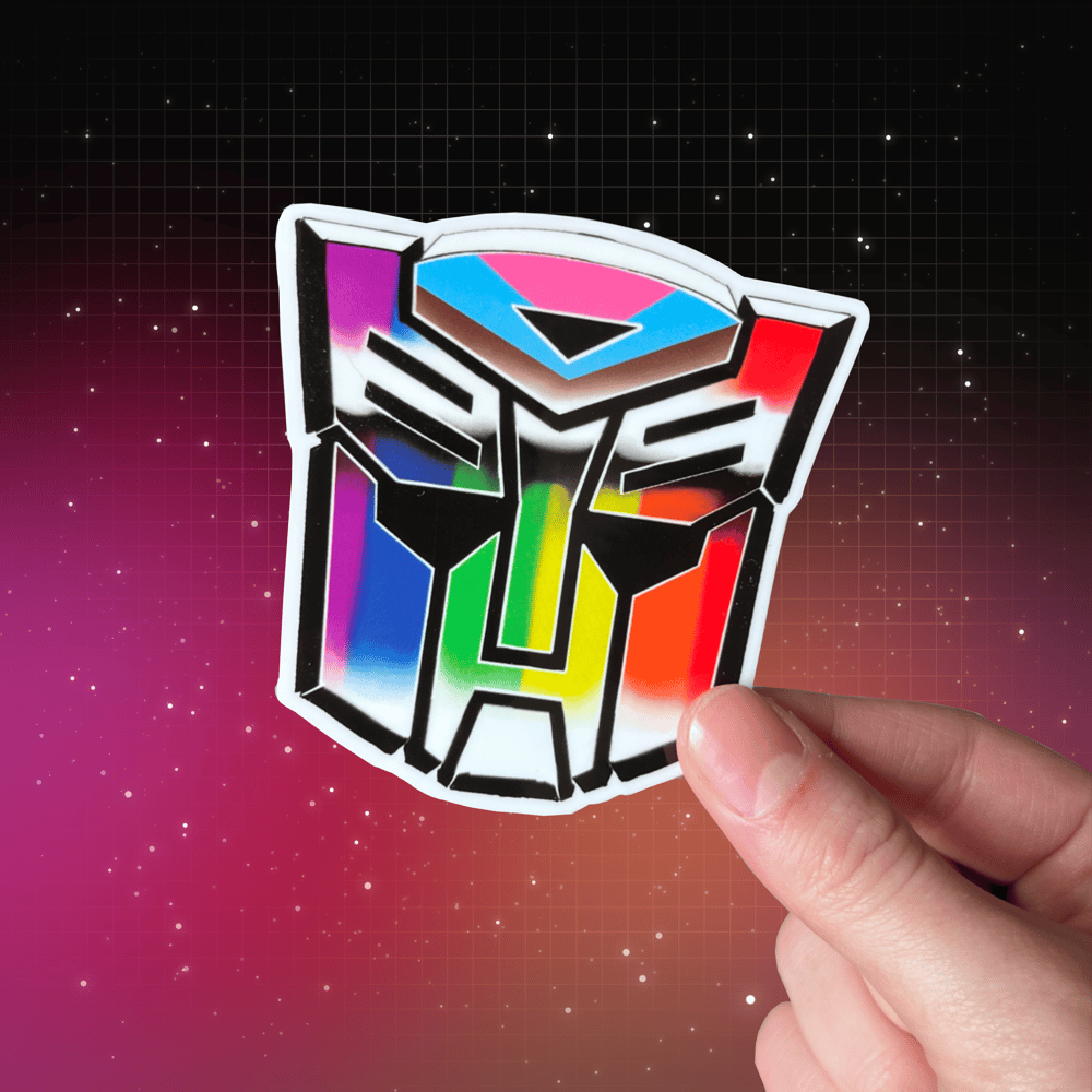 Image of Transformers PRIDE Sticker