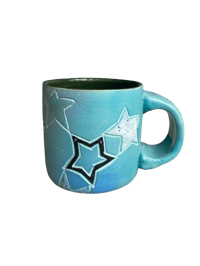 Image 3 of SECOND-Pink and Blue Star Mug