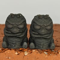 Image 1 of Gus Lanyard beads- black to gmd green glow