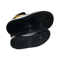 Image 4 of Nike Air Jordan 1 Mid TD "Pollen" Black White Yellow