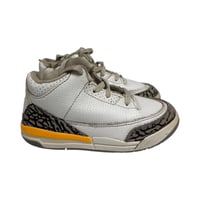 Image 3 of Nike Air Jordan 3 Retro TD "Laser Orange" White Black